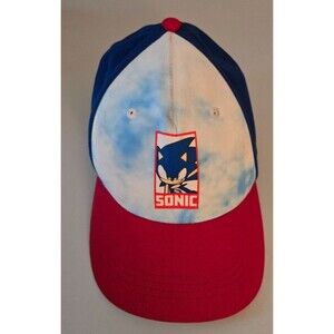 Sonic The Hedgehog Youth Trucker Hat Navy 90s Retro Video Game Ball Cap Adjusts